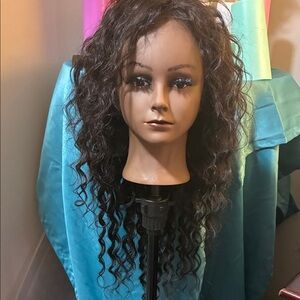 Luxurious Deep Wave Black Wig for Women